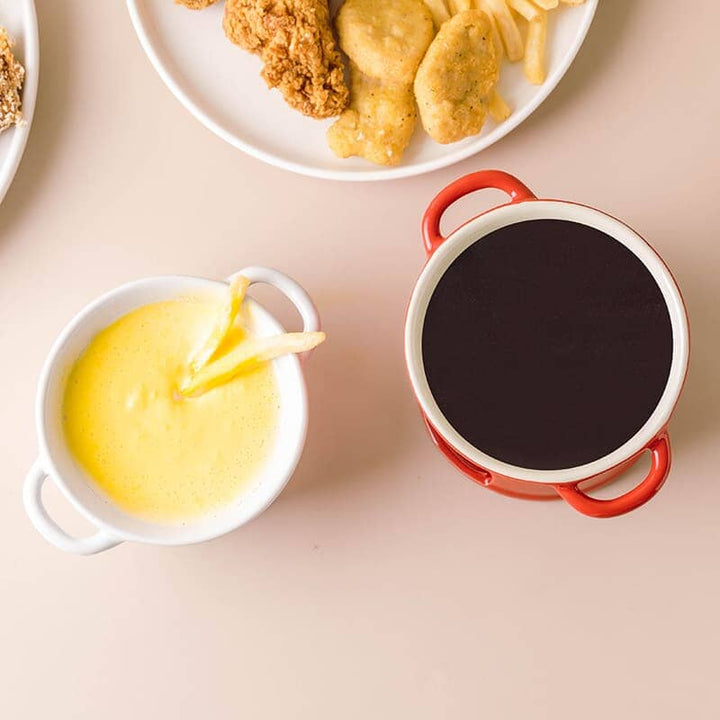 Aparelho de Fondue de Queijo e Chocolate Cerâmica Aparelho de Fondue de Queijo e Chocolate Cerâmica LightHousi 