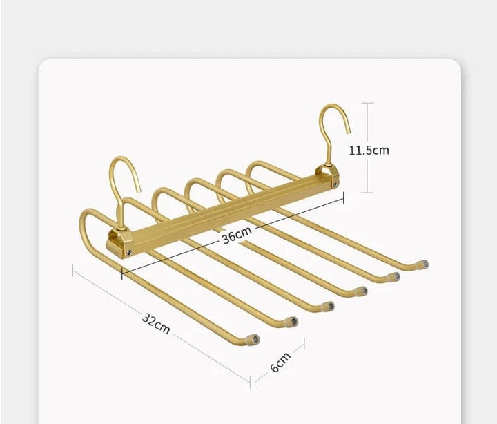 Cabide Para Calças Dobráveis 6 Em 1 Cabide Para Calças Dobráveis 6 Em 1 LightHousi 