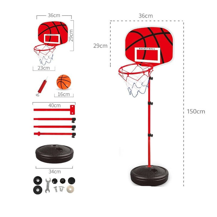 Cesta de Basquete Infantil Com Altura Ajustável Cesta de Basquete Infantil Com Altura Ajustável Design & Casa 