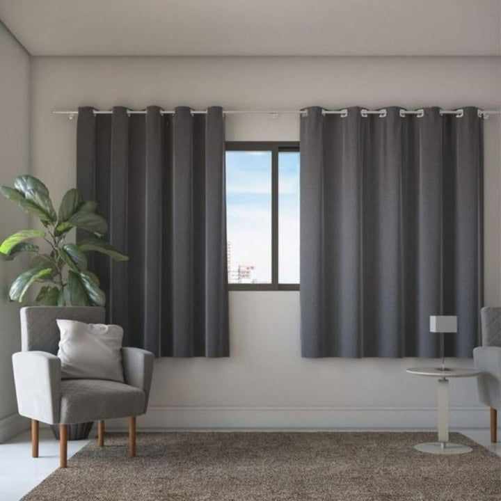 Cortina Corta Luz Falso Blackout 2.00x1.40m Cortina Corta Luz Falso Blackout 2.00x1.40m Design & Casa 