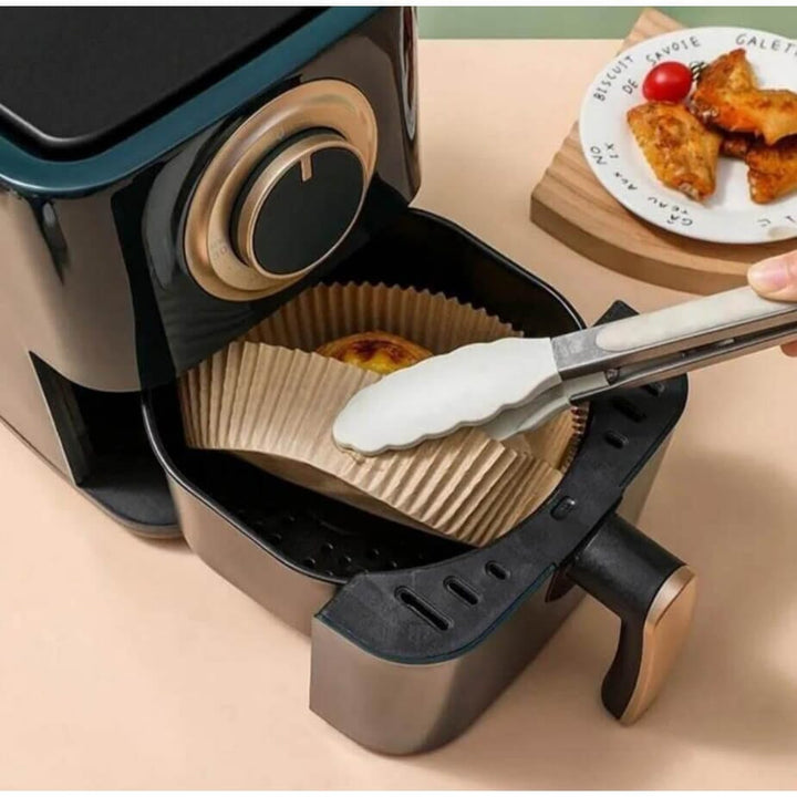 Forma Para Airfryer Redonda Antiaderente Descartável Forma Para Airfryer Redonda Antiaderente Descartável Design & Casa 