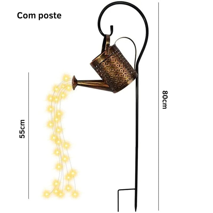 Lâmpada Solar de Jardim LED Chaleira Decorativa Lâmpada Solar de Jardim LED Chaleira Decorativa Design & Casa 