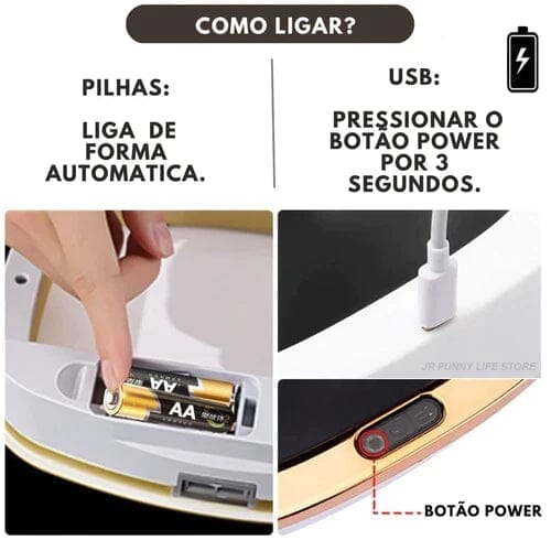 Lixeira Automática com Sensor Design & Casa 